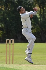 Zaheer Khan bowls