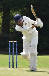 Tom Jenkinson bats
