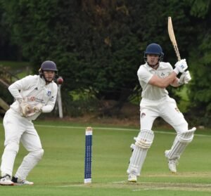 Harris Yassin bats